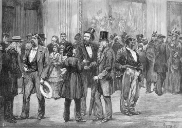 Amerikanische Skizzen: Szene in der Rotunde, Washington, aus 